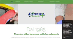 Desktop Screenshot of fagianiortopedia.com